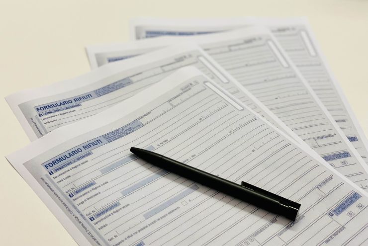 Formulario identificazione rifiuti